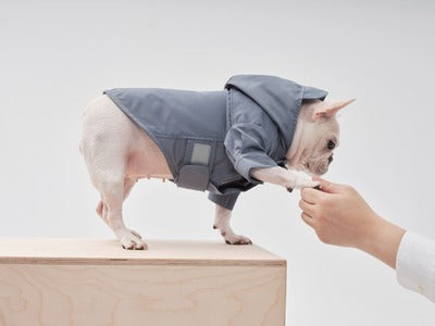 Imperméable ajustable Tribeca en velcro – Bleu clair