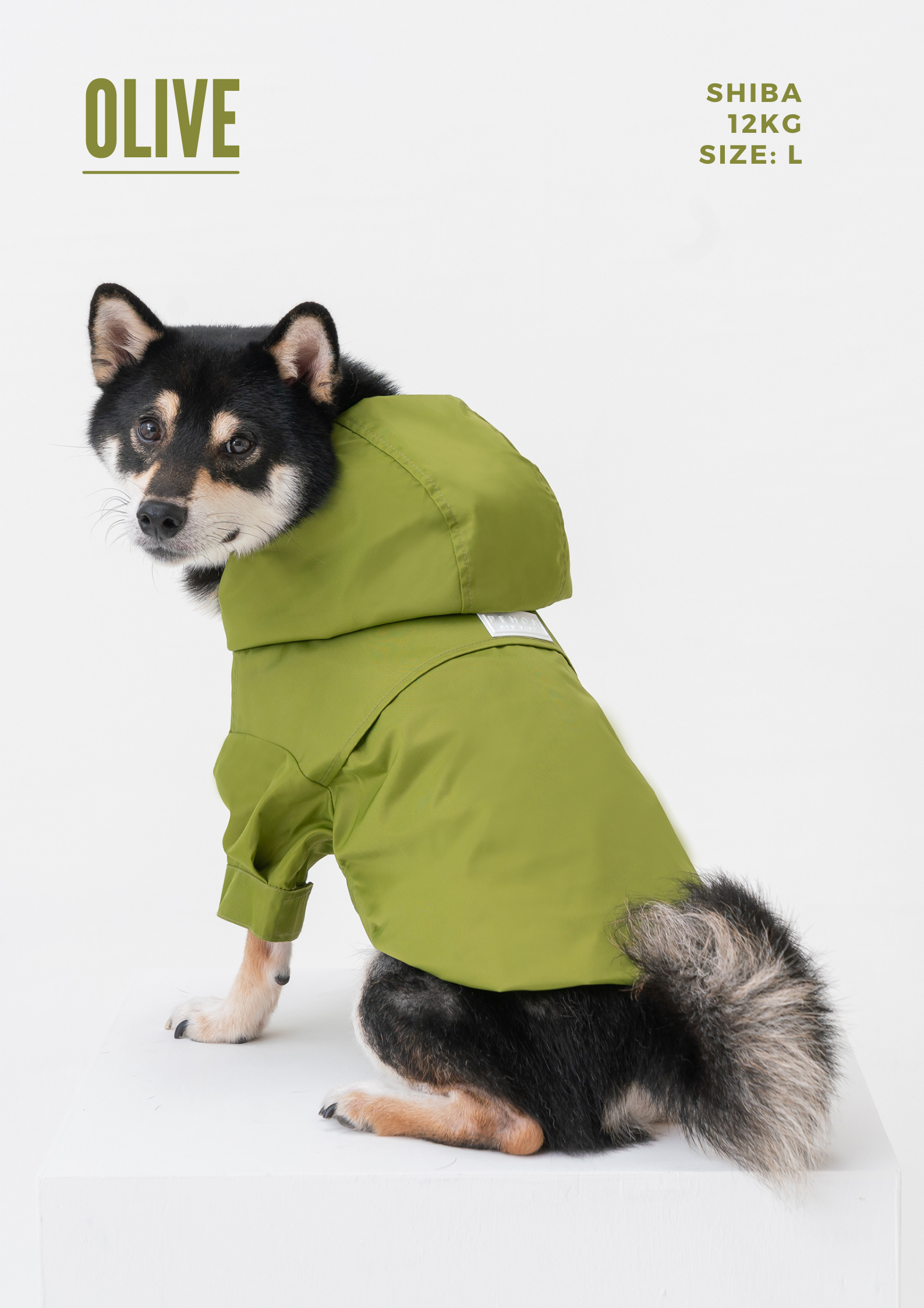 Imperméable ajustable Tribeca en velcro – Bleu clair