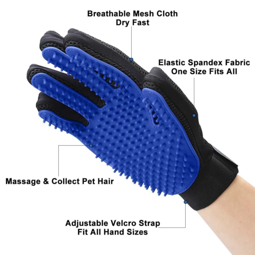 Anti-Haar-Handschuhe und Pflegebürstenhandschuhe für Haustiere