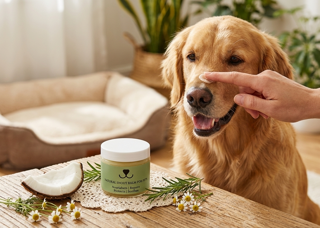 Baume Naturel pour Truffe – Chien & Chat – Baume Hydratant pour le Nez